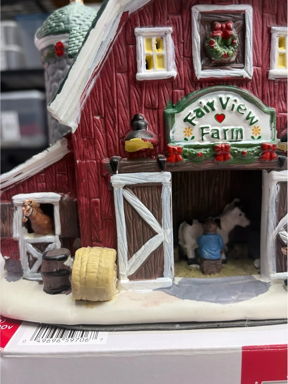 Holiday Time Fairview Farm Country Charm Christmas Village 2019 NO LIGHT